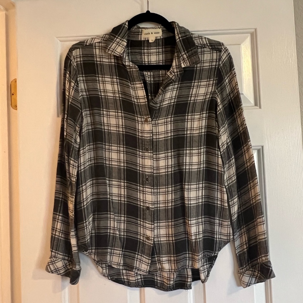 Cloth & Stone Flannel Shirt Small
